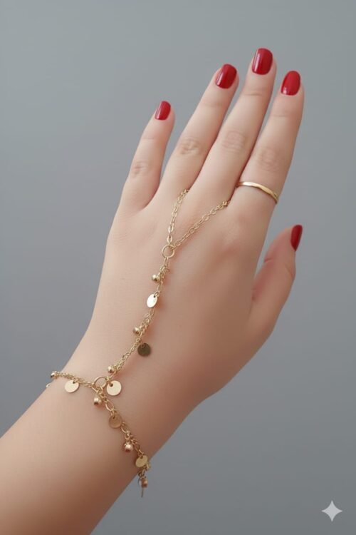 انسيال بخاتم متصل جولد فصوص